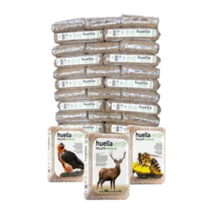 Palet de 77 sacos de pellet Huella Verde A1+